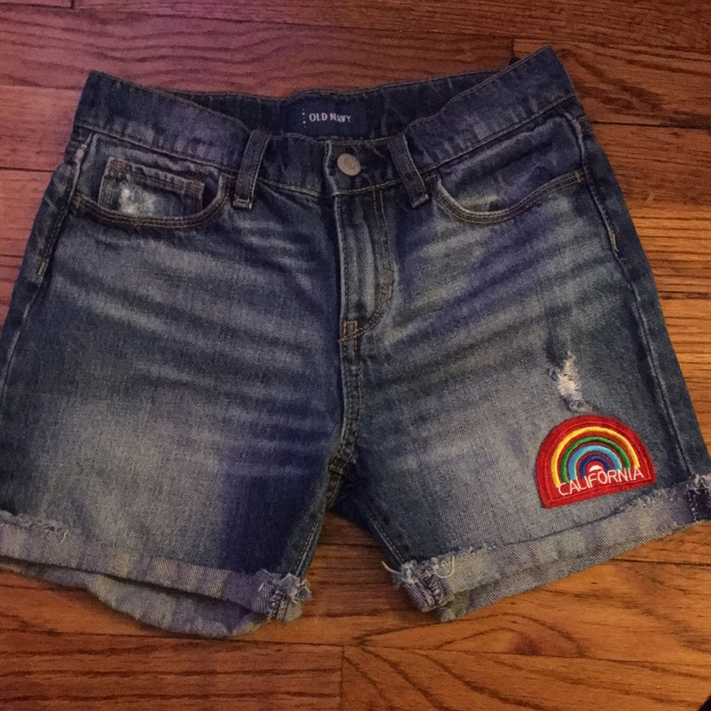 Denim shorts